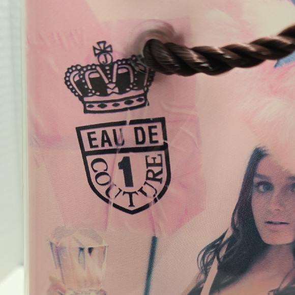 Juicy Couture Pink and Black Gift Bag - Picture 6 of 8